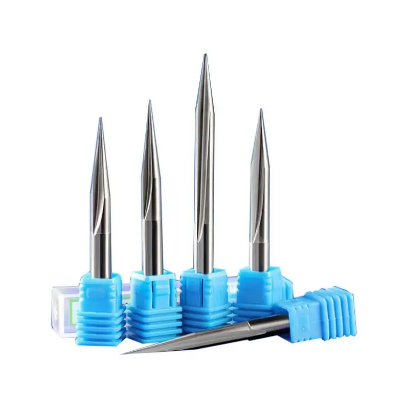 
HSR cutter diameter 12mm blade length 24mm 2-Flute tungsten carbide router bits for CNC machining corner radius 2mm end mills 