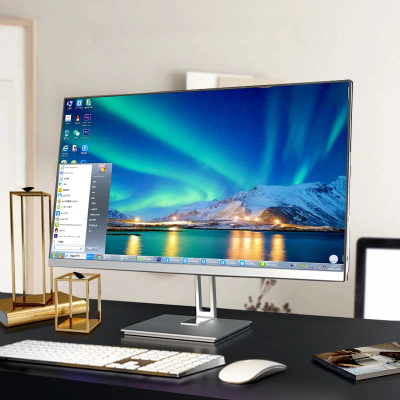 Настольный ПК, игровой компьютер core i7, настольный ОЗУ 24 дюйма, безрамный Настольный ПК, игровой компьютер, ПК