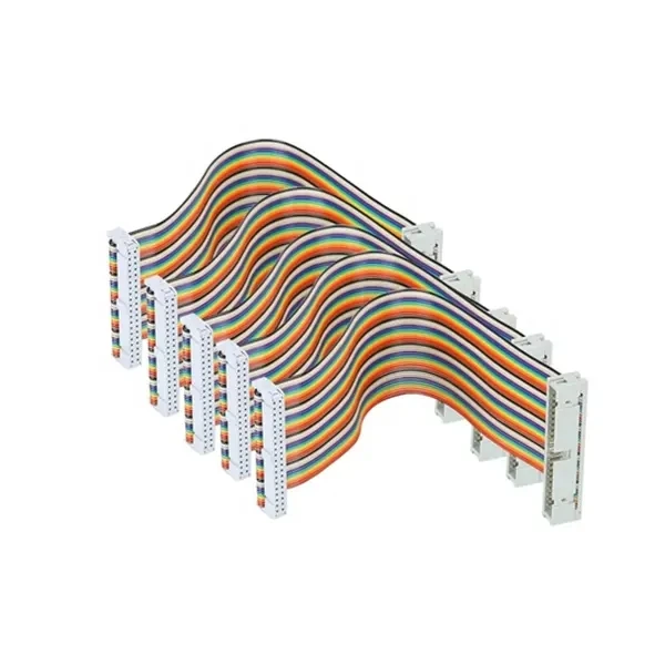 Factory Price 16 Wire Idc Flat Ribbon Cable Roll Lcd Screen Lcd Display Rainbow Ribbon Cable 10 15 19 34 40 34 Pins Ribbon Cable