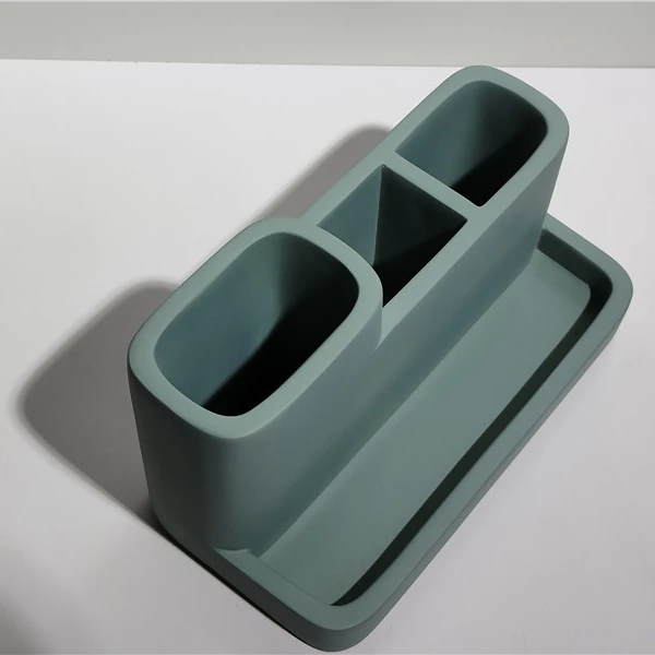 Wholesale Resin Office Desk Organizer 4 Slot Remote Control Holder Desktop Storage Box Pen Holders