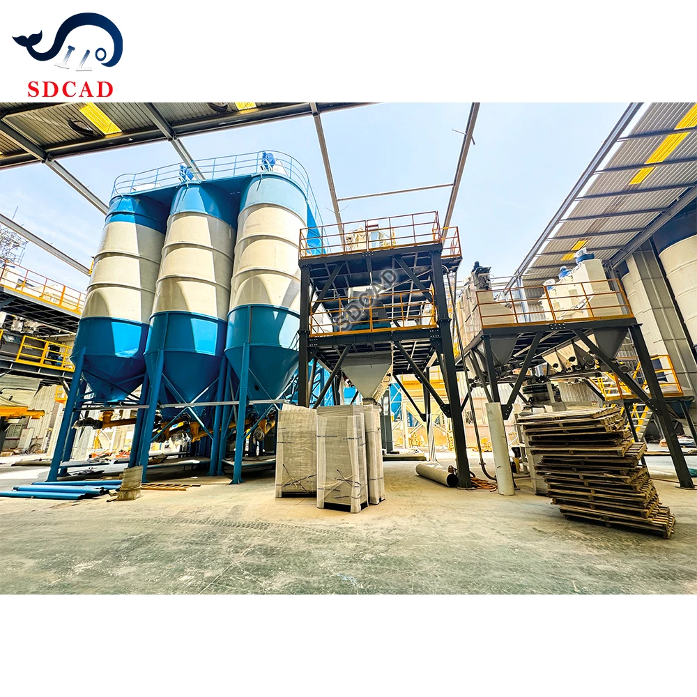 SDCAD customized 100 ton powder  storage steel Cement Silo cement plants fly ash 200Tons Bolted Type Bulk  sand silos