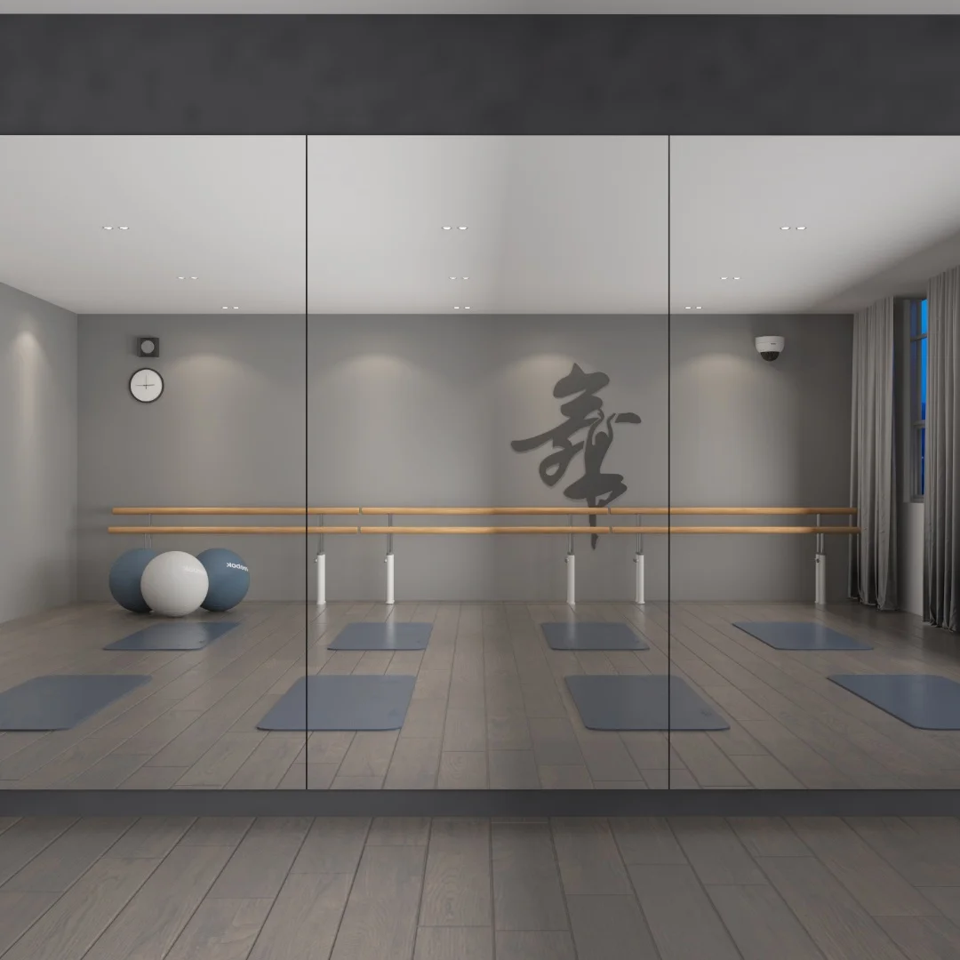 Factory Wholesale Large Size High-definition Full-Body Dance Studio Gym Wall Mirror