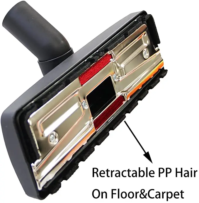 VACUUM CLEANER NUMATIC BRUSH PARTS ACCESSORIES FLOOR CLEANING BRUSH WITH METAL BASE ONE BIG WHEEL AND A SINGLE PEDAL