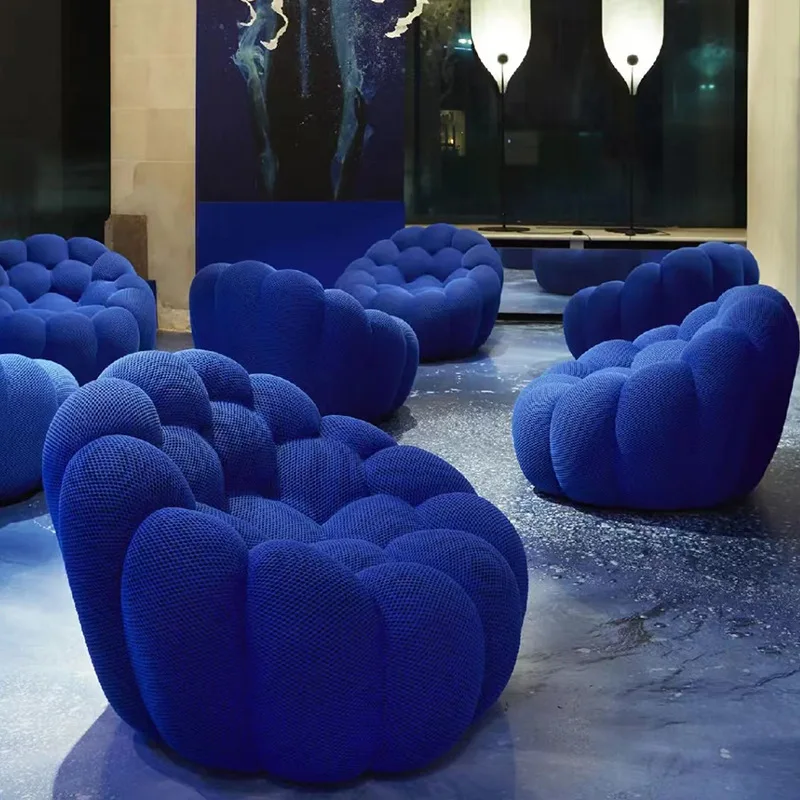 Home Furniture Modern Style Living Room Sofa Roche Bobois Bubble 3 Seater Sofa Lounge Leisure Sofa