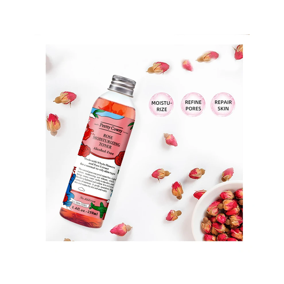 ROUSHUN aloe vera formula rose petal alcohol-free toner