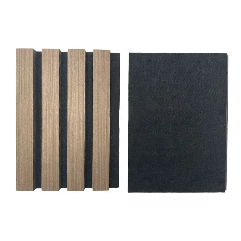 Sound Absorbing wooden slats Material Acoustic Panel Soundproofing Home Studio and office Noise Insulation indoor decoration use