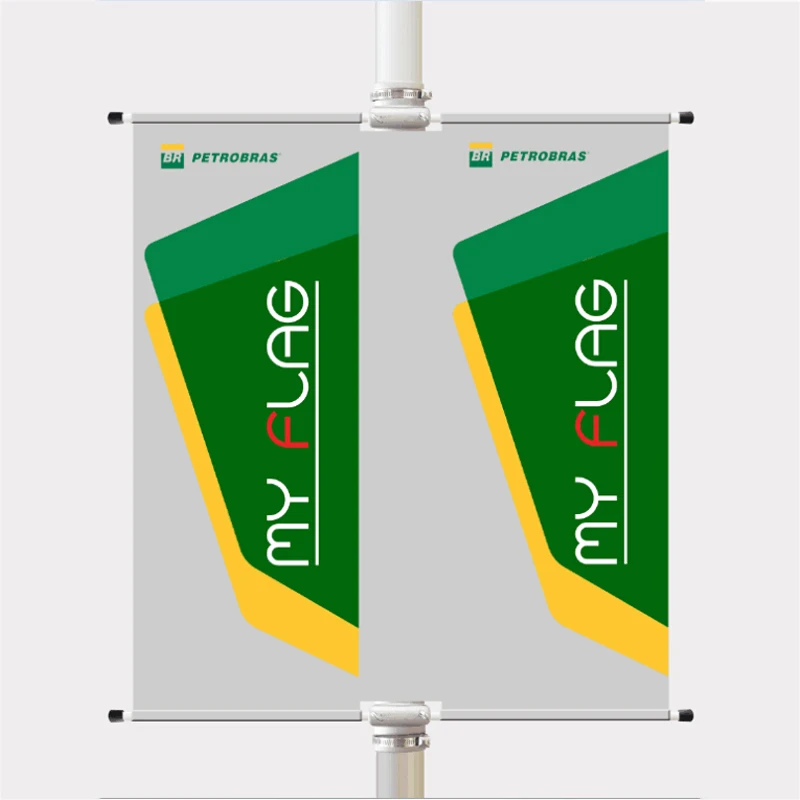 Hot Sales Aluminum Outdoor Advertising Or Promoting Events Street Lamp Banner