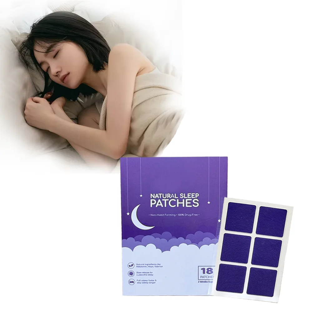Custom New Quickly Sleep Aid Patch Relief Stress Body Relaxing Help Sleeping Night Patch Best Selling Products 2024