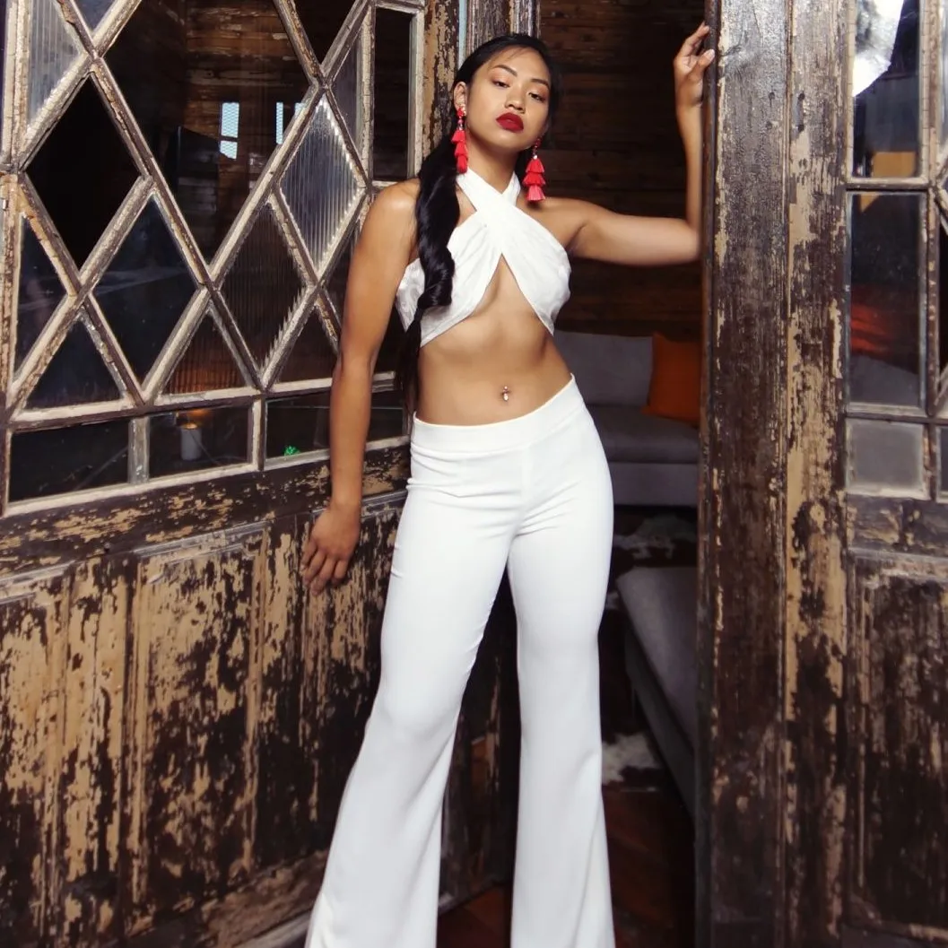 YANSI FUGEL | Женские костюмы и смокинг Odelia, Шелковый двусторонний шарф с шелковой бахромой