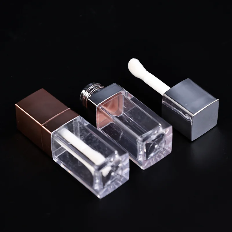 Mini Cosmetic Lip Gloss Tubes Square Clear Empty Lipgloss Tubes Lipsticks Packaging Bottle container tube