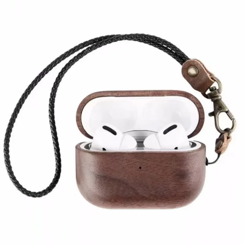 Новый резной деревянный защитный чехол для AirPods 1-го/2-го поколения и двенадцать созвездий наушников бытовых товаров