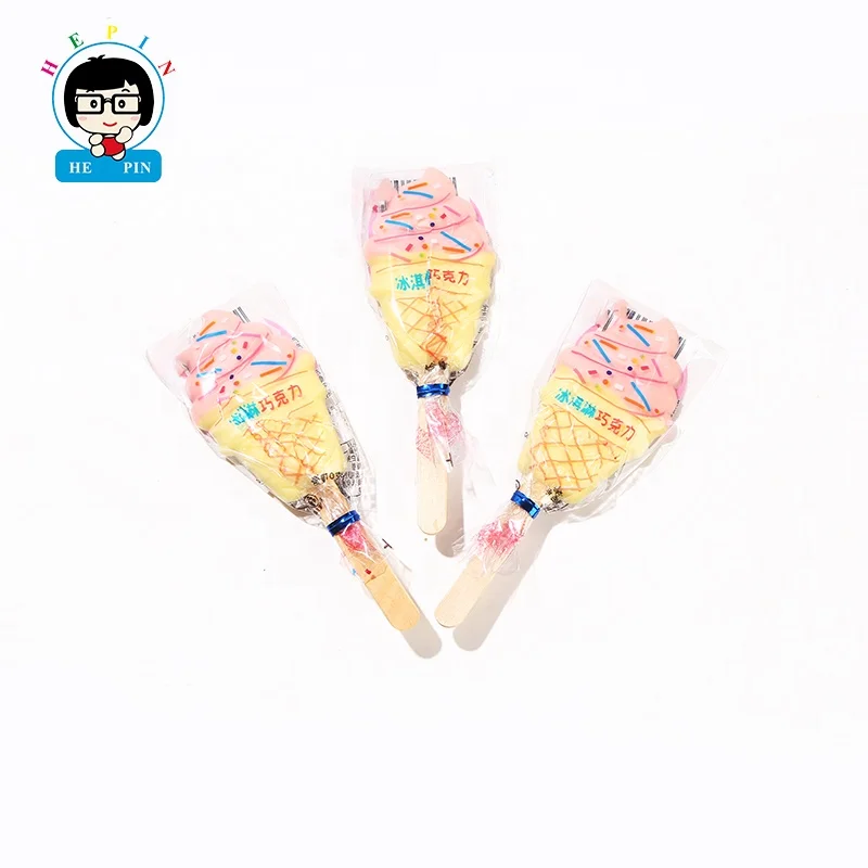 Wholesale Delicious Ice Cream Shape Chocolate Candy Funny Popsicle Style Chocolate Snack