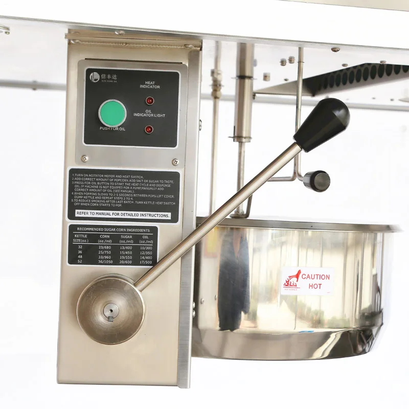 Twin Pots 32oz Popcorn Machine Cretors Cinema Popcorn Maker Suspended Double Kettles Popper