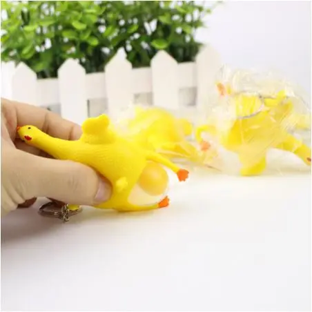 Surprise Squishy Toy Anti Stress Squeeze Toys Chicken&Eggs Laying Hens Funny Gadgets Novelty Autism Mood Relief Wholesale