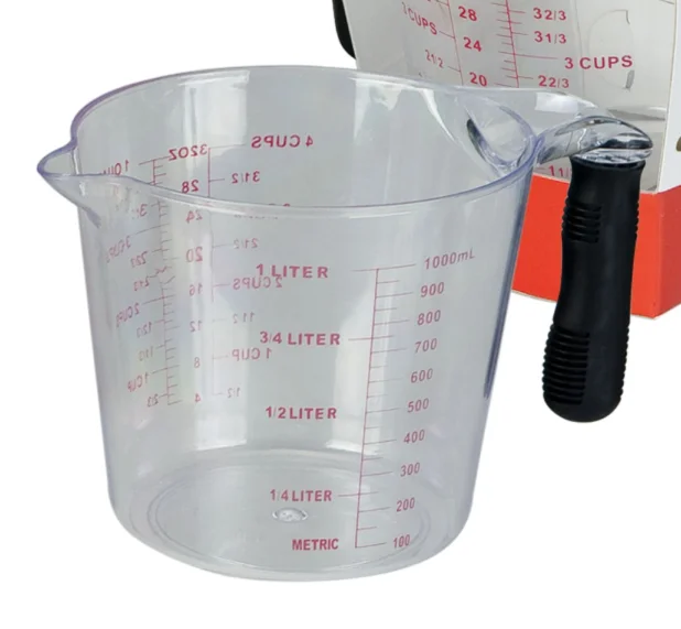 plastic measuring container cup and container measuring cup