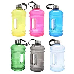 Amazon Hot Selling PETG GYM Plastic half Gallon Jug 2.7L Botella De Agua Wholesale Sport Water Bottle