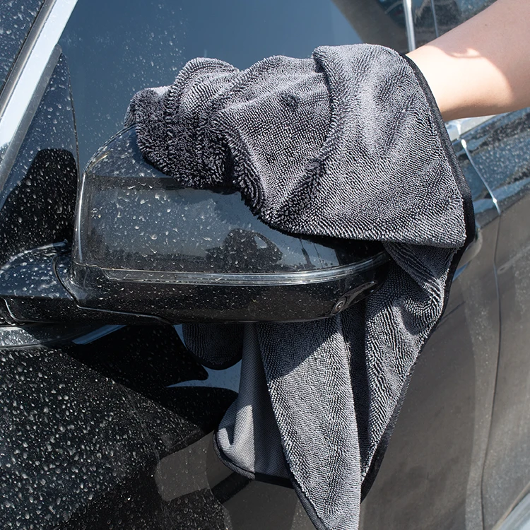600GSM Large Size Absorbent Car Detailing Towel Twisted Loop Car Care Clean Towel Microfiber Quick Dry Car Drying Towe