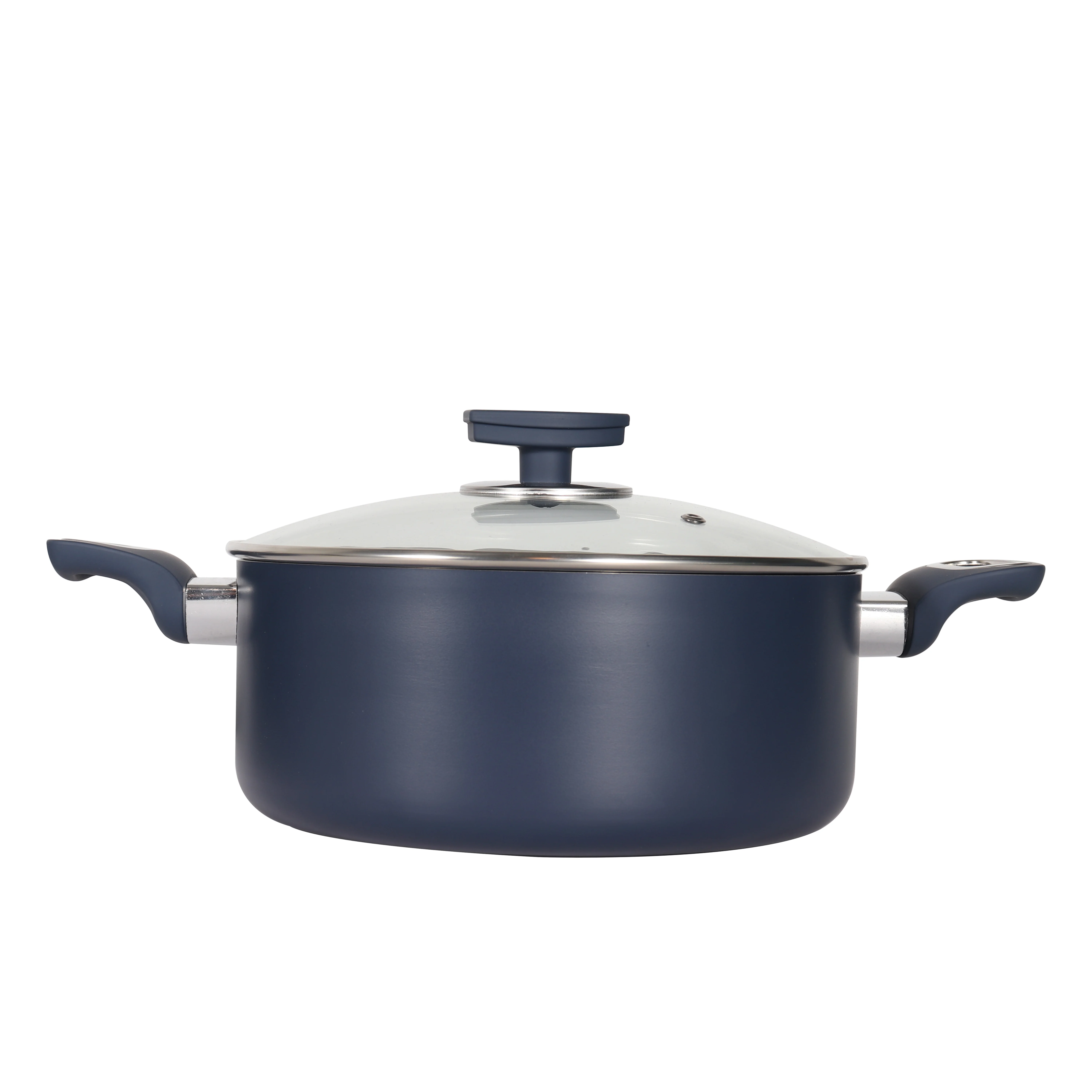 Ceramic stock pot with bakelite handle