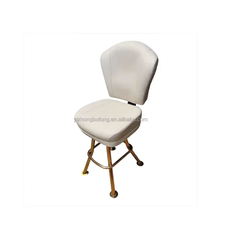 Italy Style Design Casino Bar Chair,Slot Machine Chair Used Casino Stools White Casino Chair