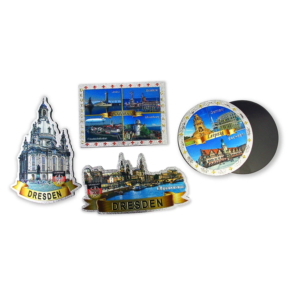 Souvenir Logo Customised Iraq Kazakhstan Fridge Magnet Aluminum Foil Tourist Magnet
