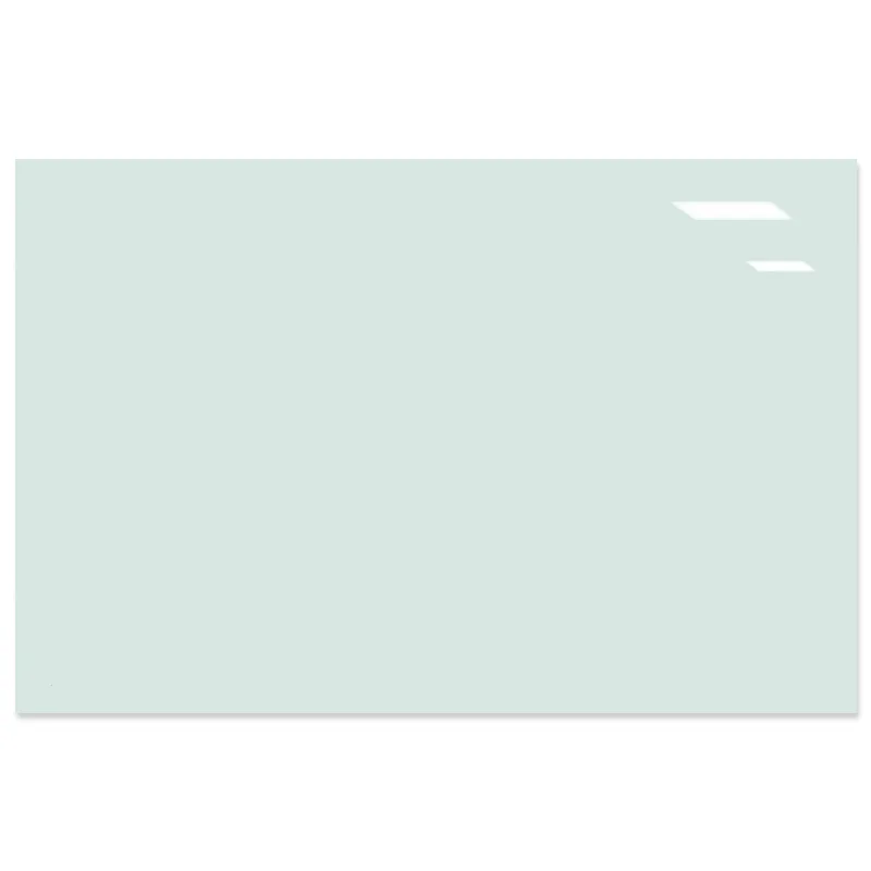 4mm Wall Mounted Tempered Glass Writing White Dry Erase Glass Board