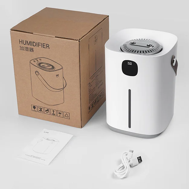 Оптовая продажа Amazon Смарт тумана ультразвуковой увлажнитель Desktop портативный воздуха диффузор для домашнего