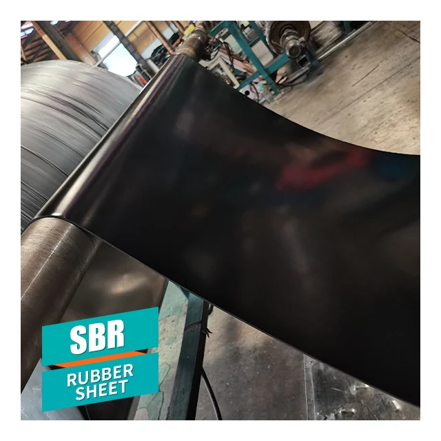 sbr hard rubber sheet roll  durable shock absorption sbr rubber roll