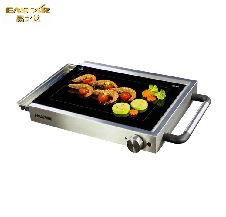 Вертикальный Крытый корейский Портативный электрический керамический гриль для барбекю