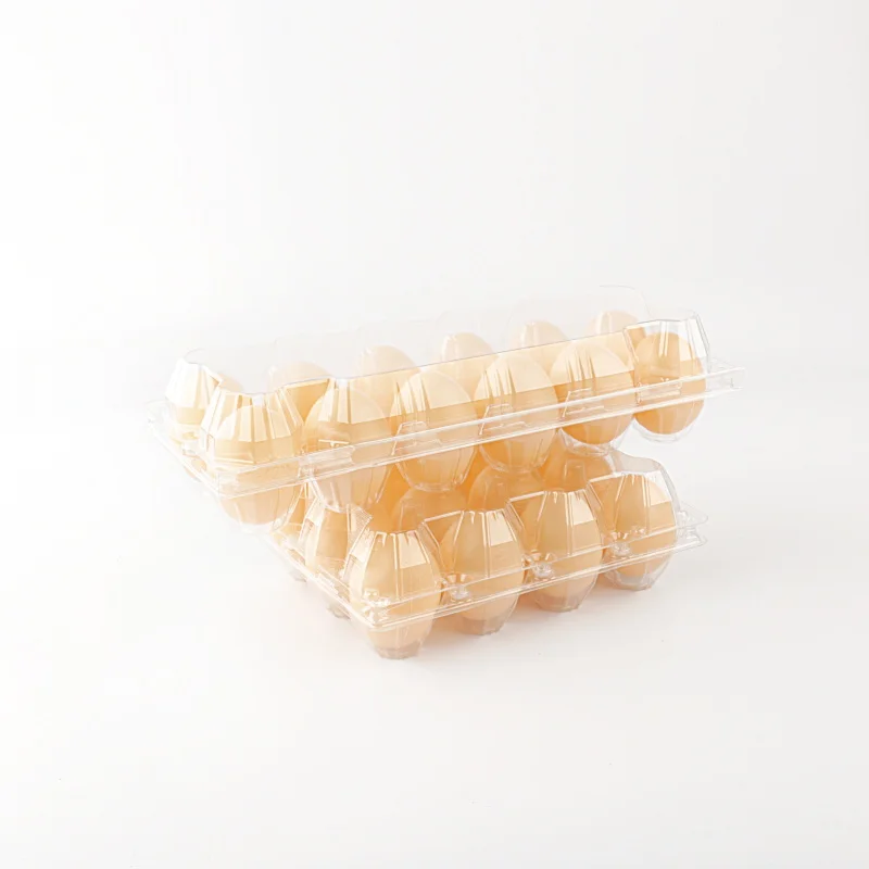 Eco-friendly Transparent Egg Tray Wholesale 30 Egg Plastic Trays With Cover