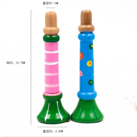 Cheap Natural Wooden Trumpet