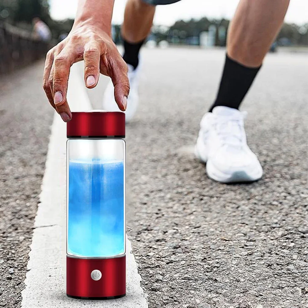 Hydrogen Generator Water Cup Filter Ionizer Maker 420ML Hydrogen-Rich Water Portable Super Antioxidants ORP Hydrogen Bottle