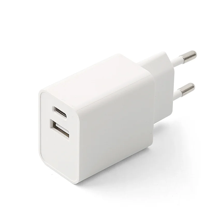 
Amazon Hot Selling 18W PD Charger EU Plug with CE RoHs and ERP Certification 