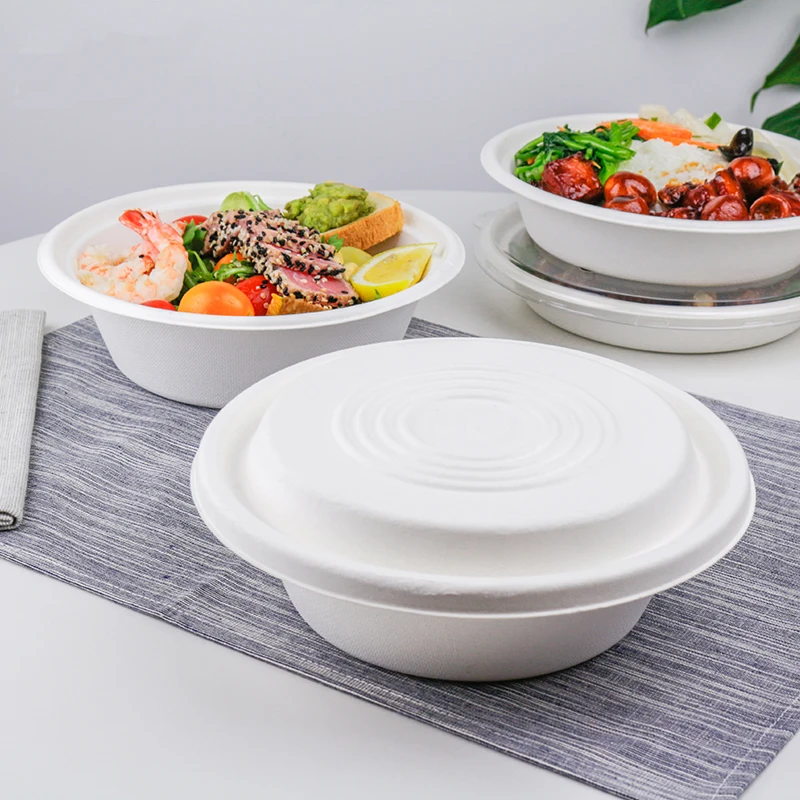 Professional Curry Fruit Noodle Bowl Cover Lid Food Packaging Products