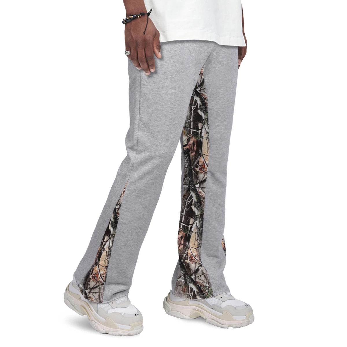 Gingtoo Custom Logo Wholesale High Quality Sweatpants Jogging Flare Sweat Pants Men Baggy Joggers