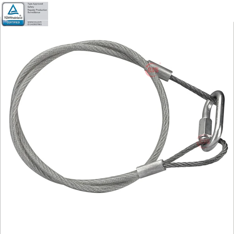 Exhibition Party black silver Ceiling Hook stage truss Hanging System Safety Cable Truss accessories rope