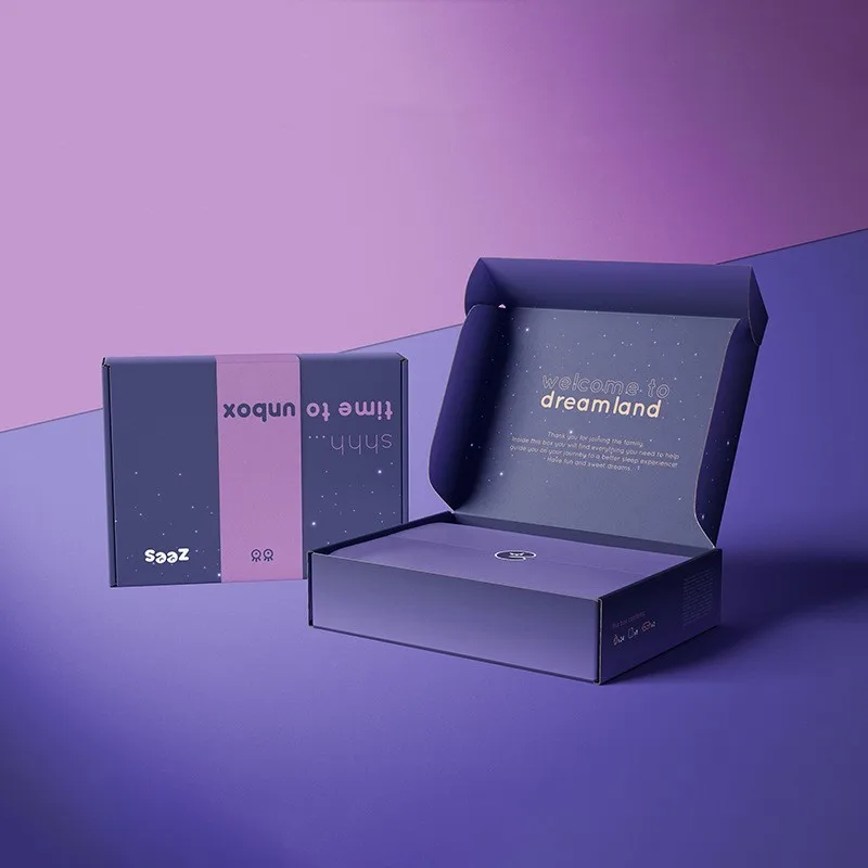 Wholesale portable home packaging boxes double-sided printed aircraft corrugated box shipping boxes