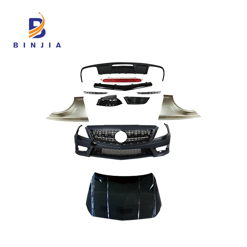 
 Комплект кузова включает передние Автомобильные бамперы в сборе, крыло, капот, вентиляционное отверстие, решетка, задний бампер, пластина для Mercedes-Benz CLS W218 W219  