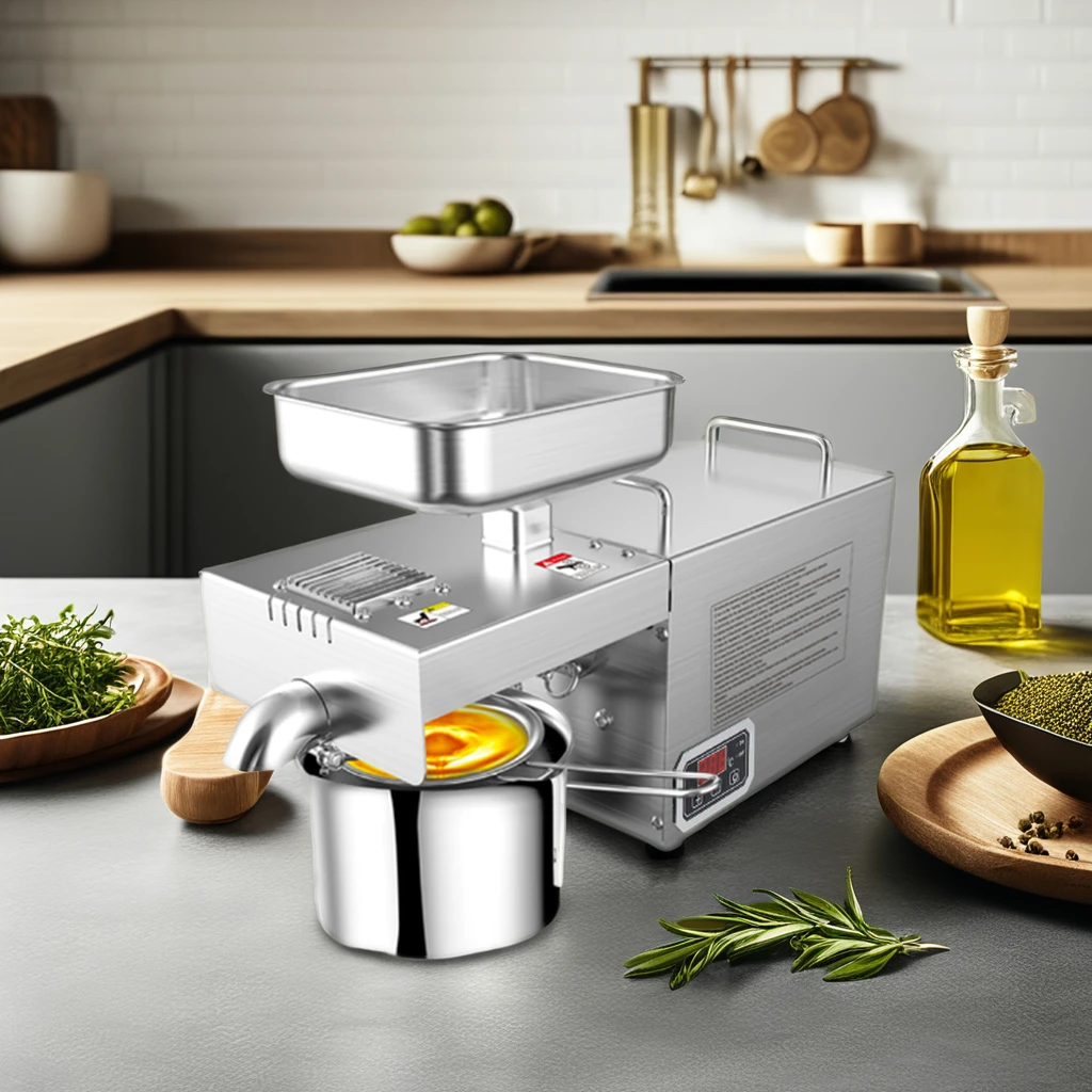 MJ 5kg/h Small Oil Pressers Mini Home use Peanut Walnut Coconut Avocado Cocoa Soybean Sesame Sunflower Screw Oil Press Machine
