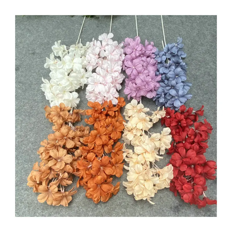 Wedding Decoration Fake Hanging Frangipani Flower Silk Artificial Egg Flower