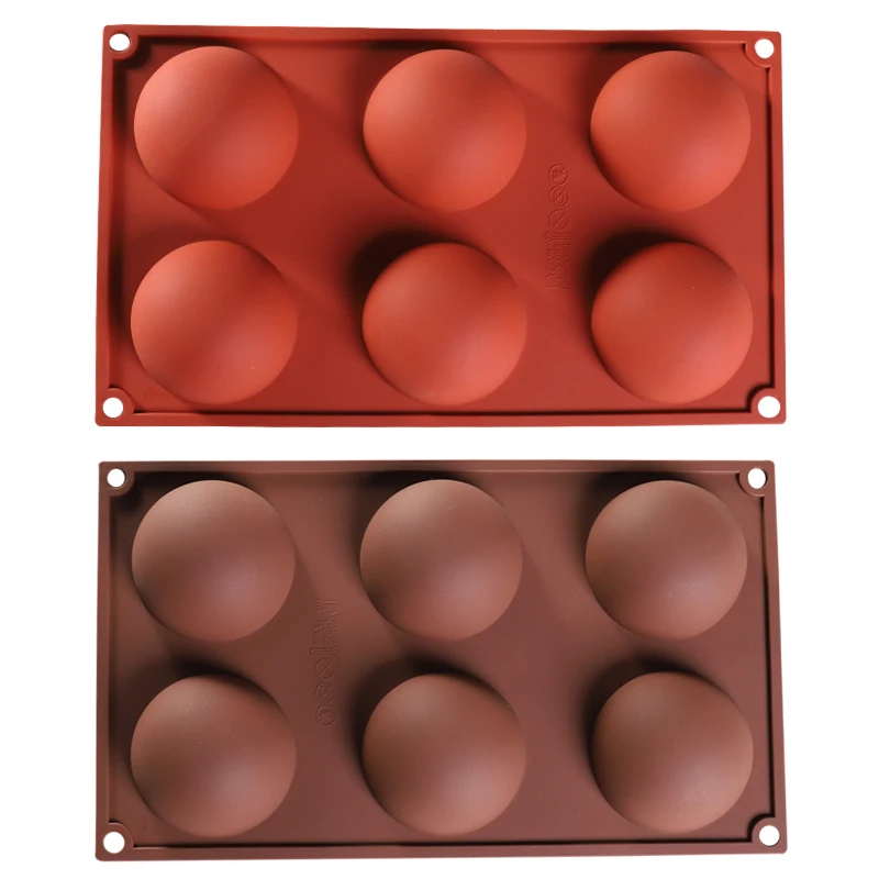 Round Diamond Heart Cylinder Flower  Silicone Molds for Chocolate Cookie Muffin Cupcake Brownie Soap Semi Sphere Steam Cake Mold