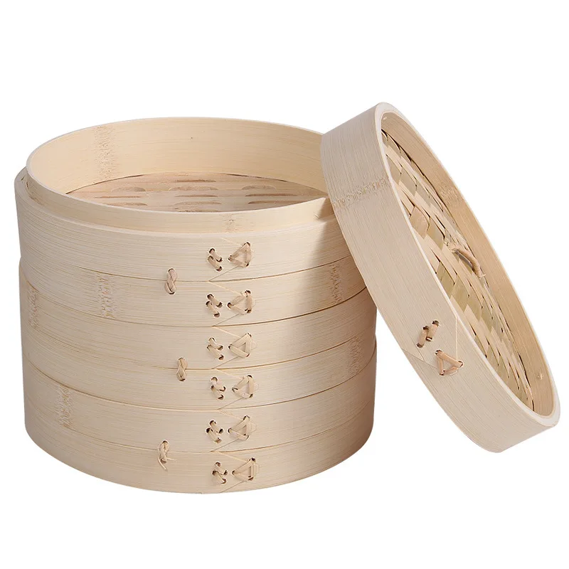 2022 wholesale chinese bamboo steamer basket
