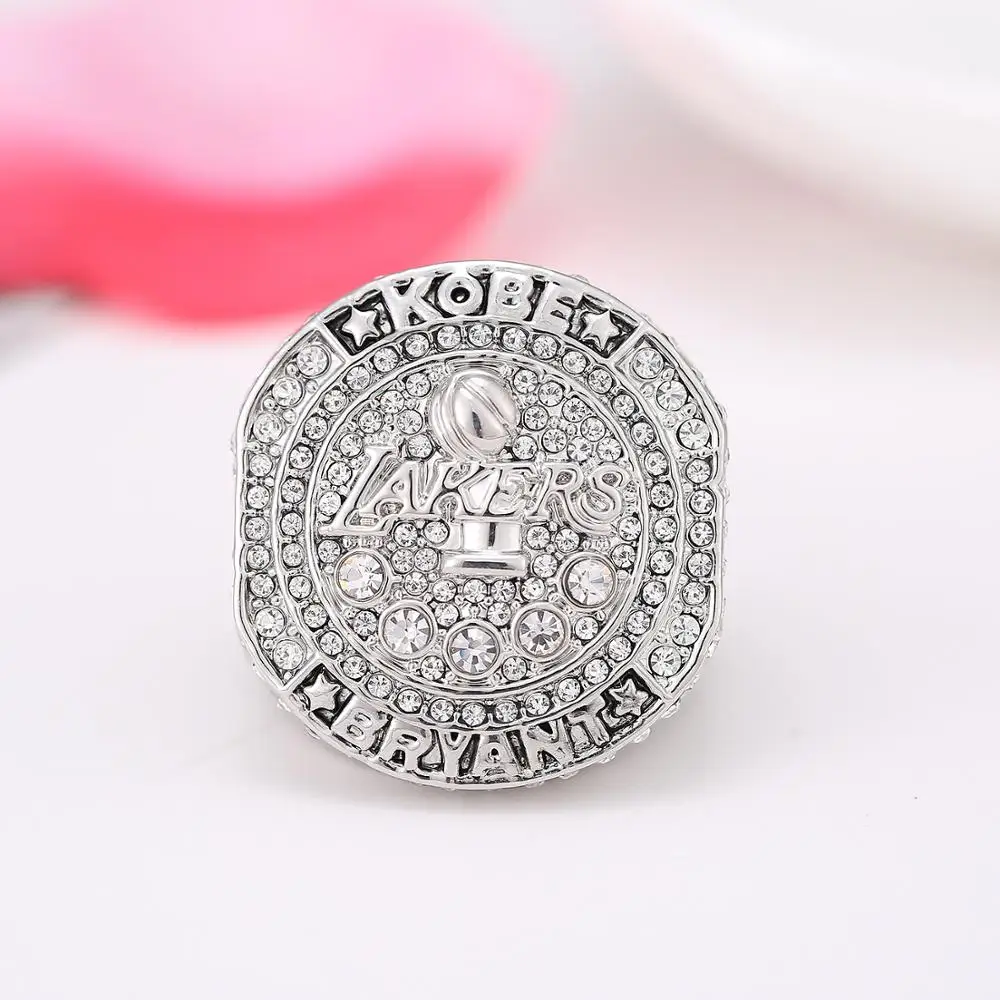 
2016 Basketball Championship Ring 20th Anniversary Jewelry Zircon Alloy Sport Ring no rust tarnish for men and women fans gift 