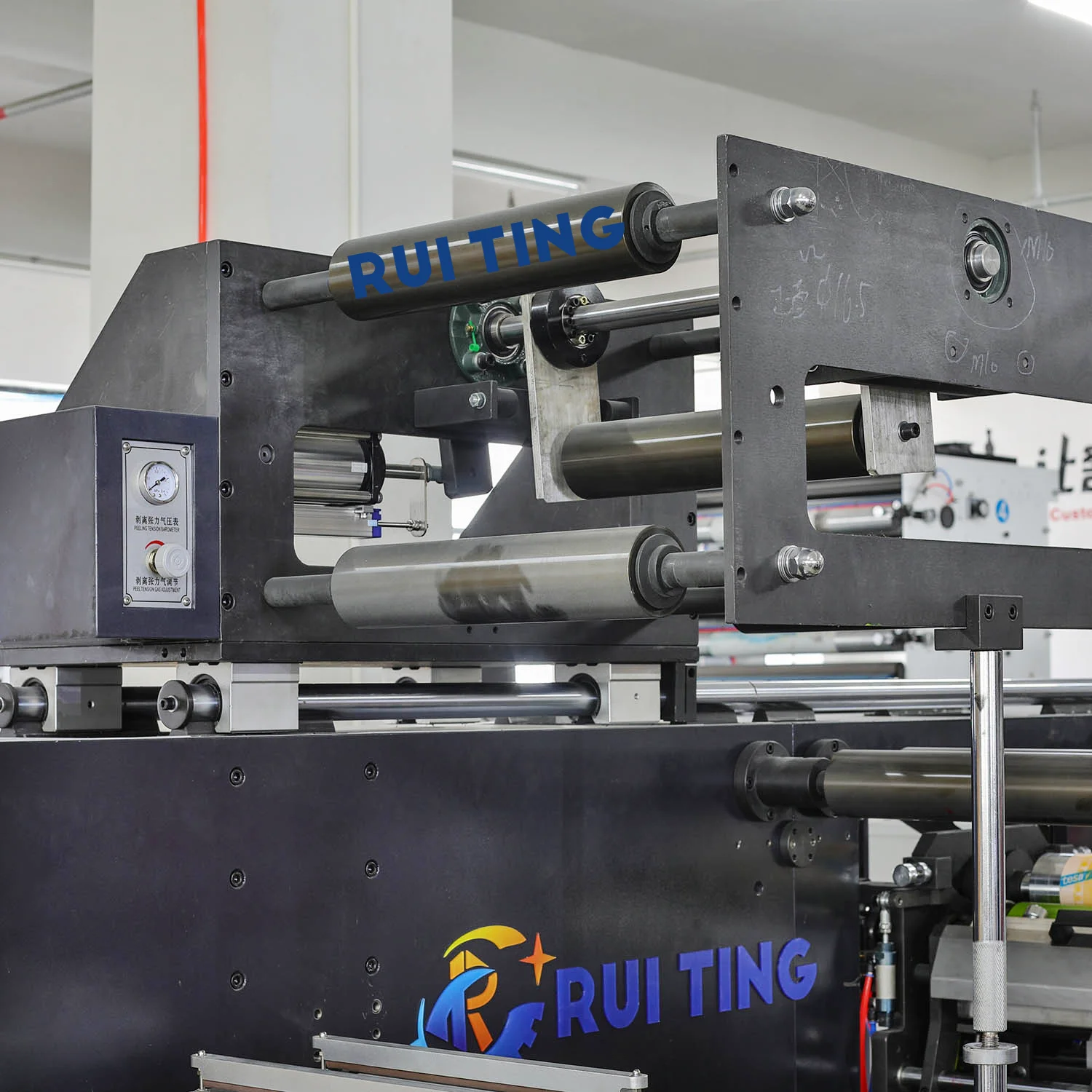 RTRY-650 6 colors 6LED UV PET/PP/PVC film inline flexo printing machine