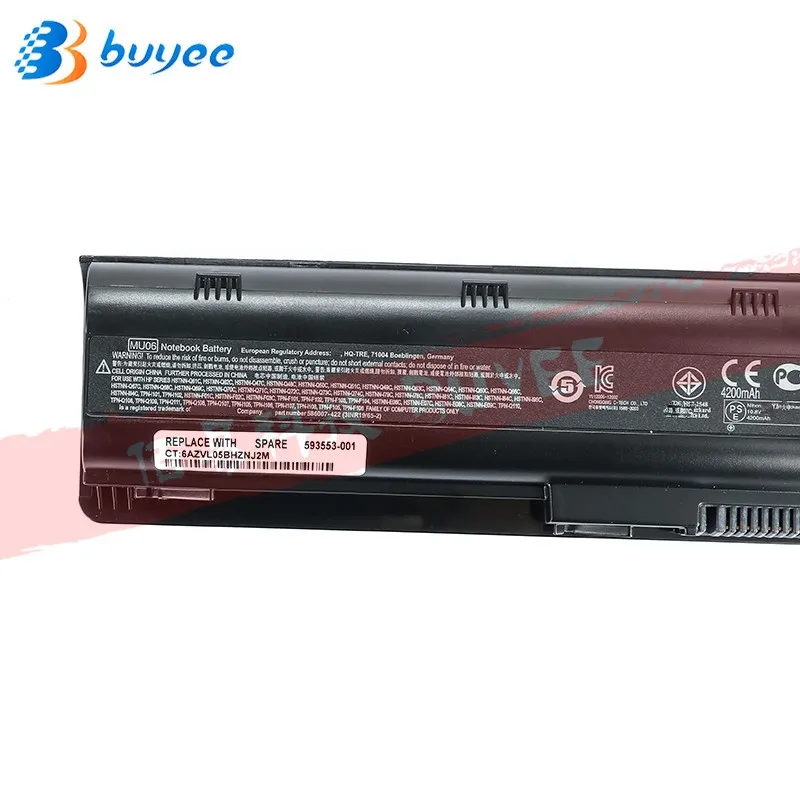 Оригинальный аккумулятор MU06 для ноутбука Compaq Presario CQ32 CQ42 CQ43