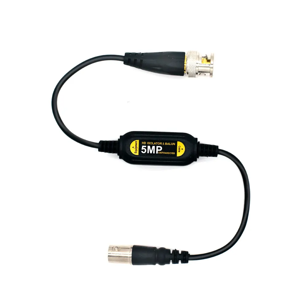 5MP High Definition Coaxial Video Ground Loop Isolator BNC video balun Support HD-CVI/AHD/TVI/CVBS Video Signals