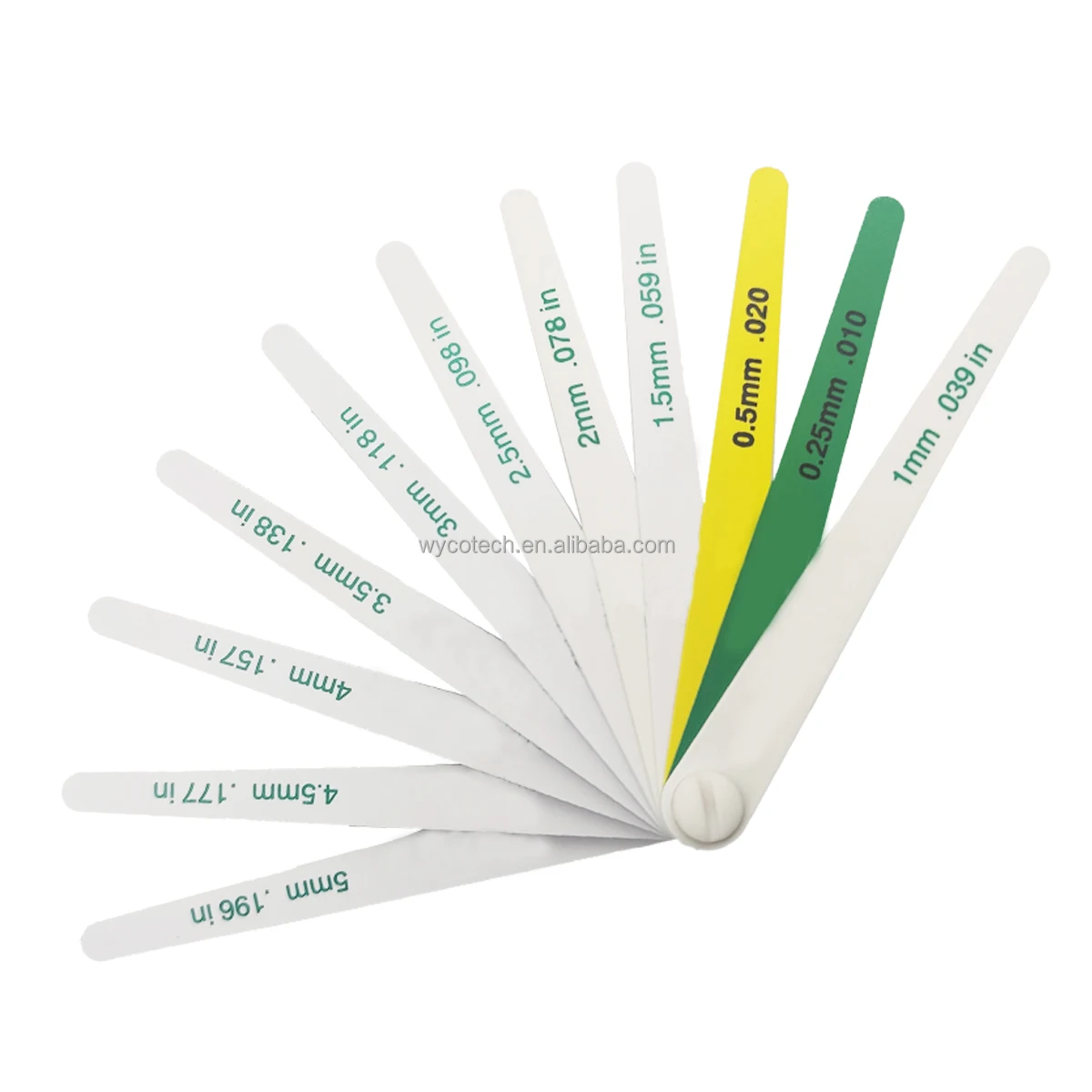 Custom Plastic Feeler Gauge for car 12mmx6mm ABS Feeler Gauges, Plastic thickness gauge, Automotive special Plastic Feeler