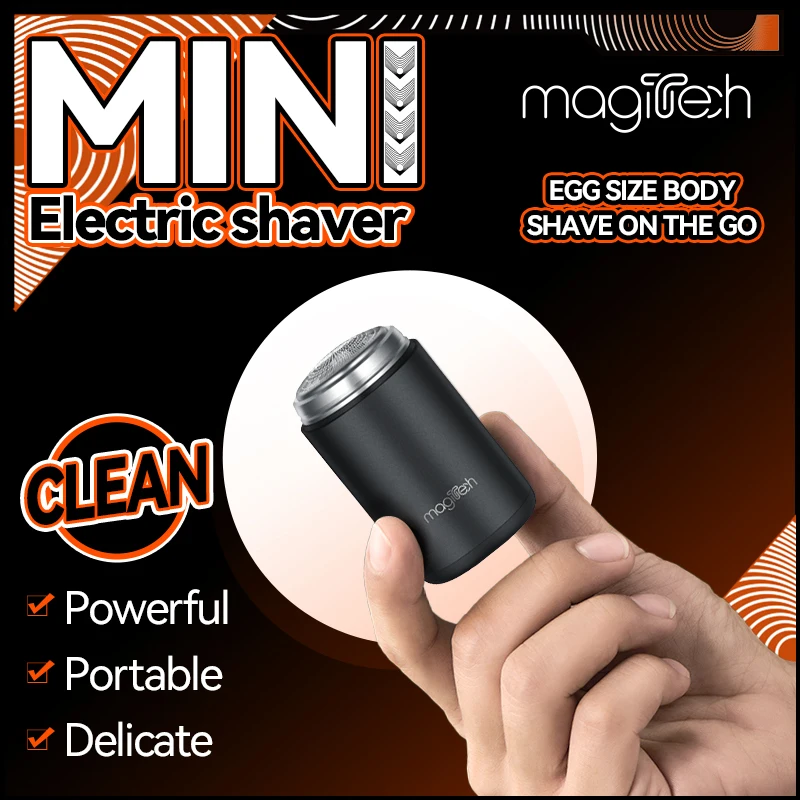 Waterproof Mini Shaving Machine Rechargeable Razor Blade Shaver Portable Electric Shaver For Men