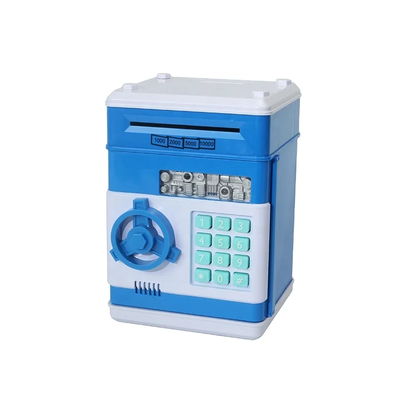 Electronic Piggy Bank Safe Money Box Tirelire For Children Digital Coins Cash Saving Safe Deposit ATM Machine Birthday Gift Kids