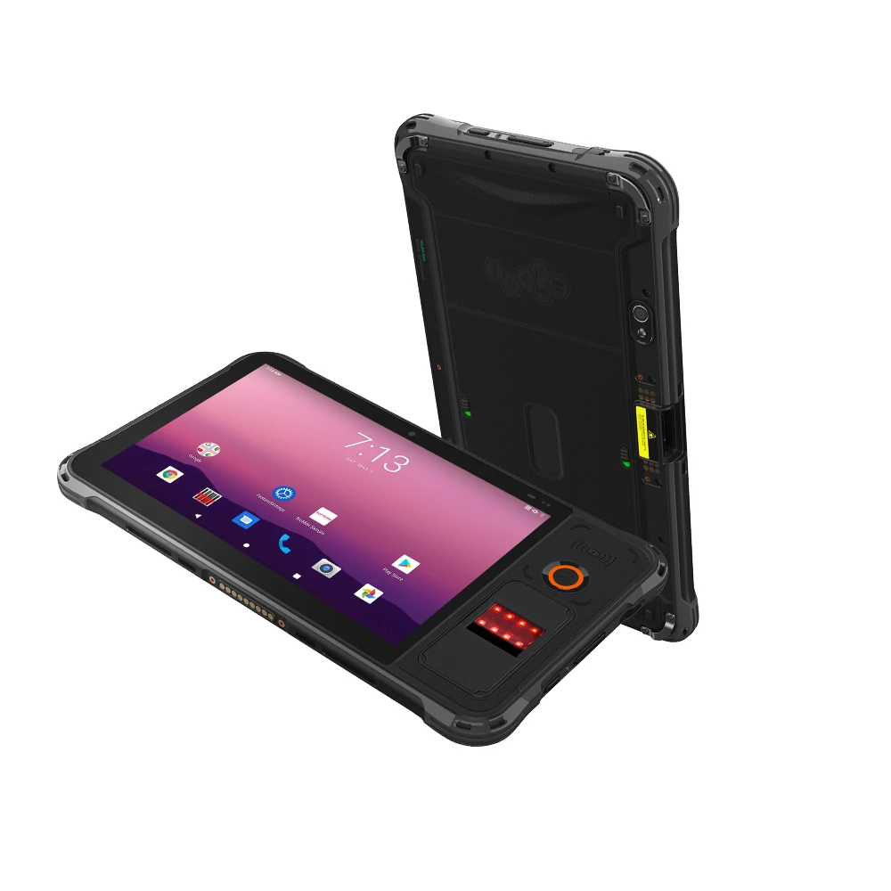8-inch Handheld Android Biometric Fingerprint Data Capture Tablet with RFID Reader for Voter Registration
