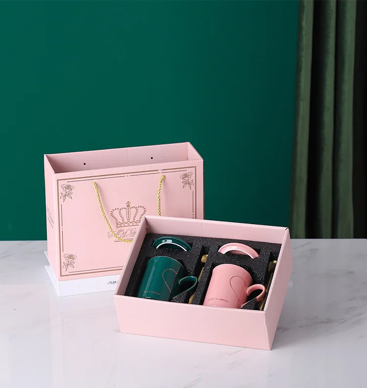 personalized cardboard packing mugs boxes customizable gift box for ceramic glass coffee mug packaging boxes